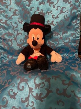 Mickey Mouse Plush in Tuxedo and Top Hat
